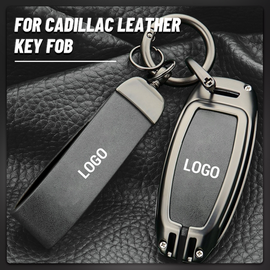 【For Cadillac】 Genuine Leather Key Cover