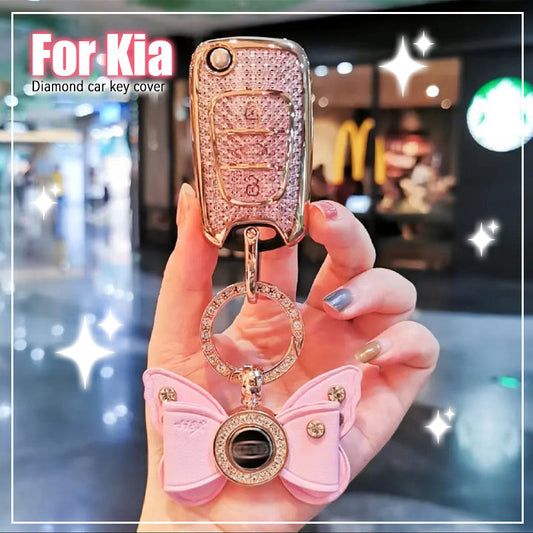 Suitable for Kia-Gypsophila car key cover