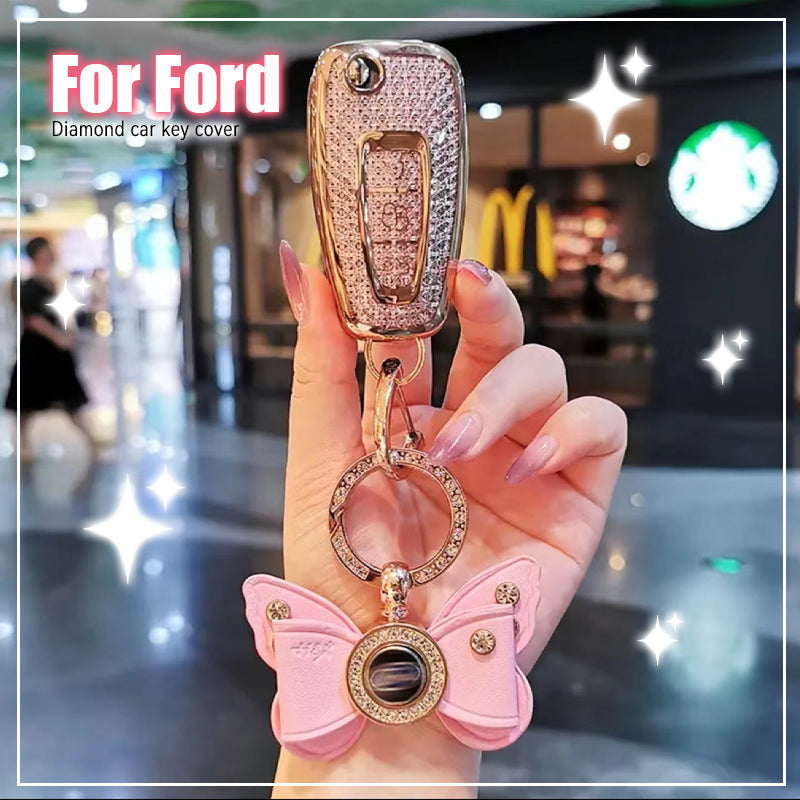 Suitable for Ford-Gypsophila car key cover