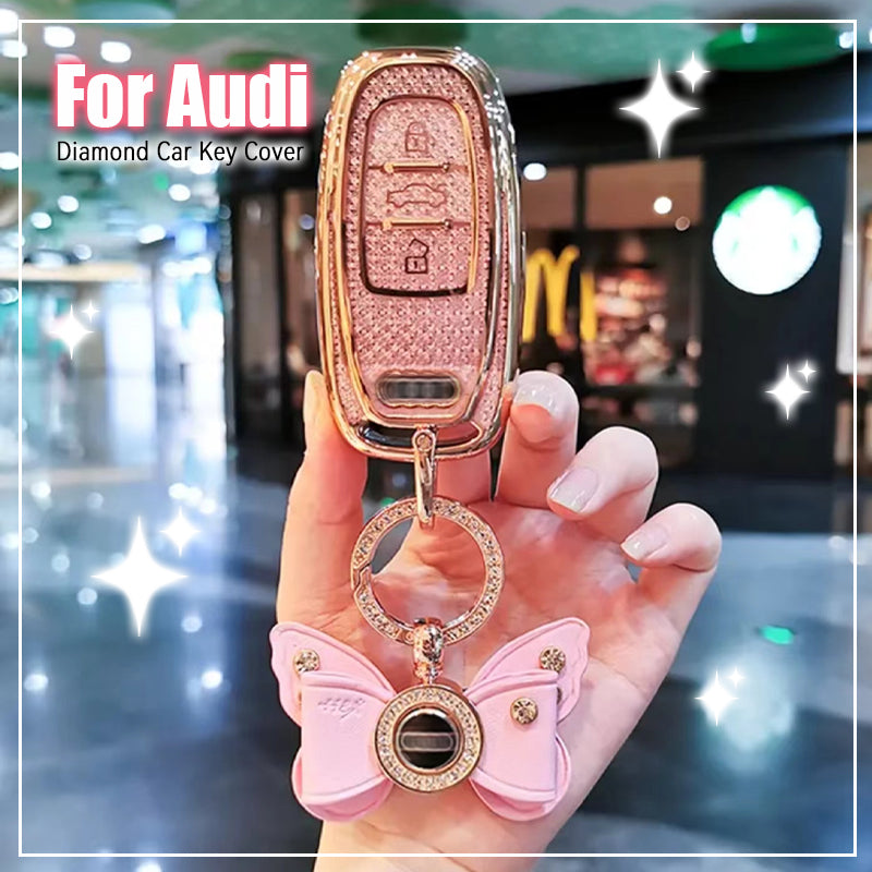 Suitable for Audi-Gypsophila car key cover