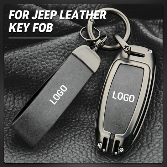 【For Jeep】Genuine Leather Key Cover