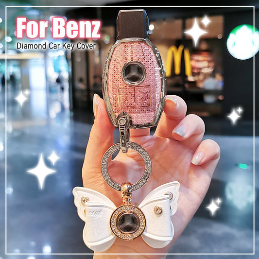 Suitable for Mercedes-Benz-Gypsophila car key cover