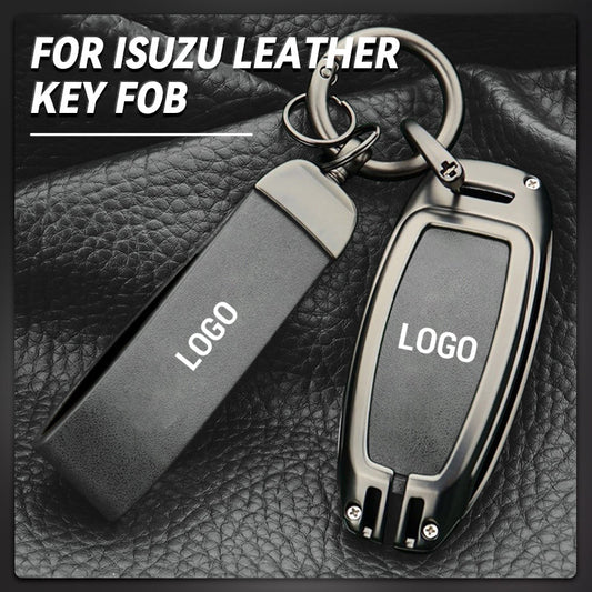 【For Isuzu】 -Genuine Leather Key Cover