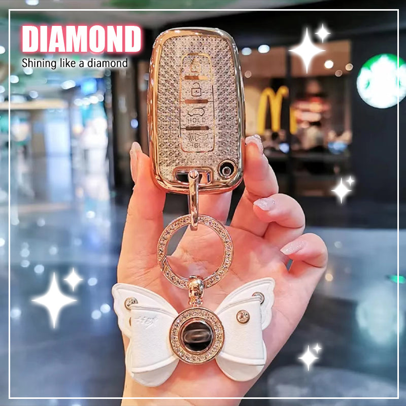 Suitable for hyundai-Gypsophila car key cover