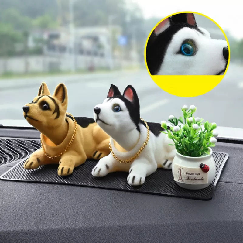 Shaking Head Dog Car Ornament